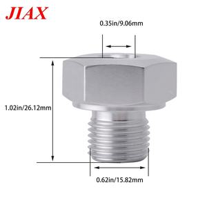 مهايئ ضغط الزيت المبادلة LS M16x1.5 Port-يحول NPT لمقياس الزيت الميكانيكي لما بعد البيع - Product Image 5