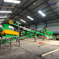 SHENGHONG Commerciële Compostinstallatie voor Organisch Afval, Meststofproductielijn