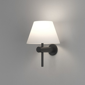 Lampe murale en fer laqué laiton mat de nouvelle conception avec abat-jour blanc en forme de cône - Product Image 3