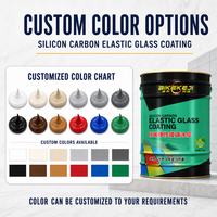 Revêtement en silicone hydroxy BIKEKEJI, peinture décorative de protection solaire pour verre trempé et toit vitré