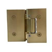 Pince de fixation moderne en acier inoxydable et laiton pour porte de douche murale de villa, quincaillerie de balustrade en verre pour cabine de douche, installation facile