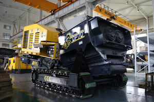 Di động băm nhỏ Giá máy tái chế tốc độ chậm chất thải Shredder theo dõi di động Shredder - Product Image 5