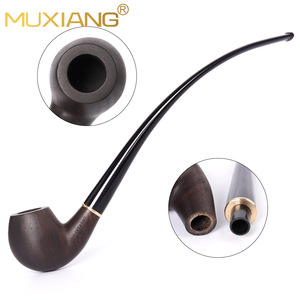 MUXIANG Tobacco Pipe <b>Set</b> Bent Type With Mouthpieces Cleaning <b>Tools</b> Gift <b>Box</b> - Product Image 3