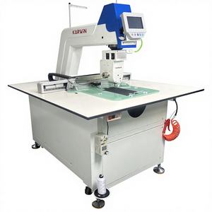 Machine à coudre industrielle informatisée KARWIN, alimentation <span class=keywords><strong>automatique</strong></span>, fonctions programmables, conception à lit plat, <span class=keywords><strong>aiguille</strong></span> simple, 220V 50Hz - Product Image 2