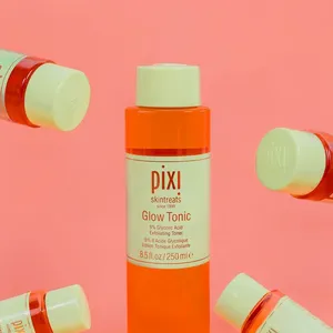 Tónico <span class=keywords><strong>Facial</strong></span> Vegano Exfoliante y Blanqueador con Ácido Glicólico y Vitamina C, Humectante Sin Aceite, de Lujo para Todo Tipo de Piel, Líquido - Product Image 4
