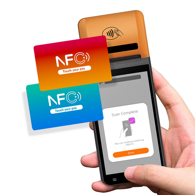Noryox Nb55 8-Core 5.5"/5.99" All in One Pos Devices Android 8.0/12.0/13.0 Portable Nfc Card Reader Handheld Mobile Pos Terminal