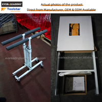 Soporte telescópico universal para carrocería, estante ajustable en altura y longitud para pintores con banco de reparación de carrocería con espuma EPE