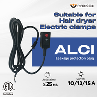 Prise électrique industrielle Rifeng standard US 2 broches, protection contre les surtensions, IP54, 10A, protection contre les fuites, sécurité ALCI, auto-test