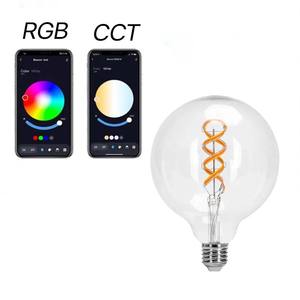 Ampoule LED à filament 4,9 W RGBW Bluetooth Mesh, contrôle intelligent et ambiance personnalisable pour l'éclairage décoratif. - Product Image 3