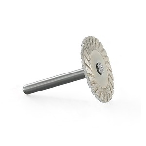 Disques de découpe diamantés avec tige de mandrin pour <span class=keywords><strong>mini</strong></span>-perceuse <span class=keywords><strong>Dremel</strong></span>, lame de <span class=keywords><strong>scie</strong></span> <span class=keywords><strong>circulaire</strong></span>, disque de meulage pour jade, verre, pierre - Product Image 2