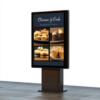 Pantallas Digitales LCD para Exteriores de 3000 Nits 4K, Resistentes al Agua, para Menús de Autoservicio en Restaurantes y Centros Comerciales
