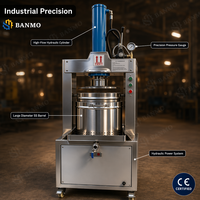 Presse hydraulique à froid BANMO 10-300 tonnes réglable en acier inoxydable 304 pour l'extraction de jus de fruits et légumes, presse à raisin industrielle CE