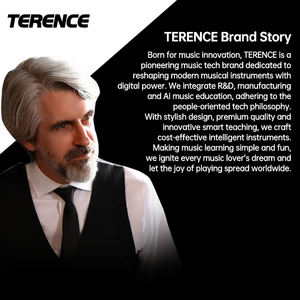 TERENCE HQA88 Piano portable pliable à 88 touches, rechargeable avec haut-parleurs intégrés - Product Image 6