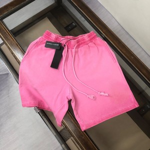 T-shirt vintage à épaules tombantes avec logo personnalisé en gros surdimensionné délavé à l'acide 280G Rose rouge - Product Image 2