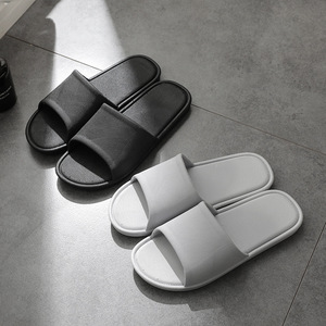 Men's And Women's Indoor Slippers Non Slip <b>Soft</b> Sole Home Bath Slippers Summer Couple <b>Shoes</b> Black Gray 1.5Cm 3.5Cm Thickness - Product Image 2