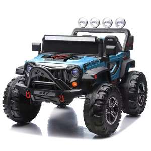Большой детский электромобиль 12В с родительским пультом управления, двухместный, высококачественный детский транспорт - Product Image 1