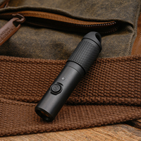 TGZUO Mini lampe de poche EDC KF04, torche de poche en alliage de titane haute résistance, type-c, rechargeable, 300LM, lampe tactique