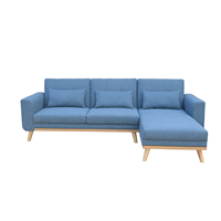 Modernes Design L-förmiges Eck-Memory-Foam-Sofa-Set für Wohnzimmer Stoffbezug Amerikanische Polsterung Schlafsofa