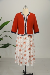 Vêtements de qualité turque pour mères, dernières créations de mode africaine pour femmes, ensemble deux pièces jupe et haut, robes imprimées grande taille - Product Image 4