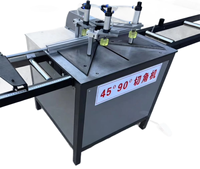 Découpe d'angle à 45 et 90 degrés Traitement des portes et fenêtres Machines de découpe d'angle pneumatiques en aluminium et fer