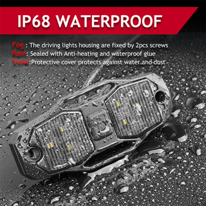 Accesorios de <span class=keywords><strong>luz</strong></span> de <span class=keywords><strong>coche</strong></span> 3 vatios blanco Roll Bar Mount Motorhome <span class=keywords><strong>coche</strong></span> techo UTV Dome Light 12V - Product Image 5