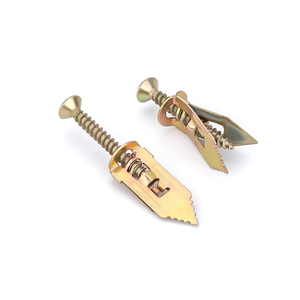 Marteau d'ancrage en métal plaqué zinc jaune de haute qualité dans les fixations de plaques de plâtre - Product Image 6