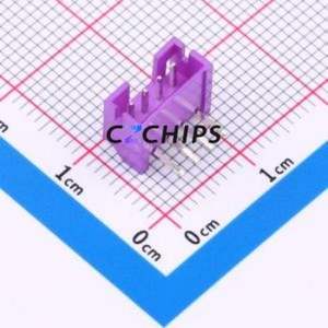 HC-PH-4AWD-P-K-10 Wire-to-Board Pin Header Bent Lead Through Hole,P=2mm Connector 1x4P 2mm Right Angle Insert PH - Product Image 1