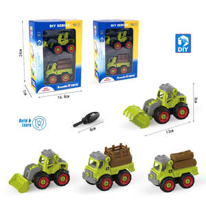 स्क्रूड्राइवर स्लाइडिंग फंक्शन फार्म कार छोटे प्लास्टिक ट्रैक्टर डिय असेंबली खिलौना 5 + - Product Image 2