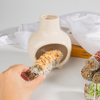 Kit de bâtonnets de sauge blanche biologique Organic Rituals avec bâtonnets d'encens au myrtille pour la purification des énergies négatives
