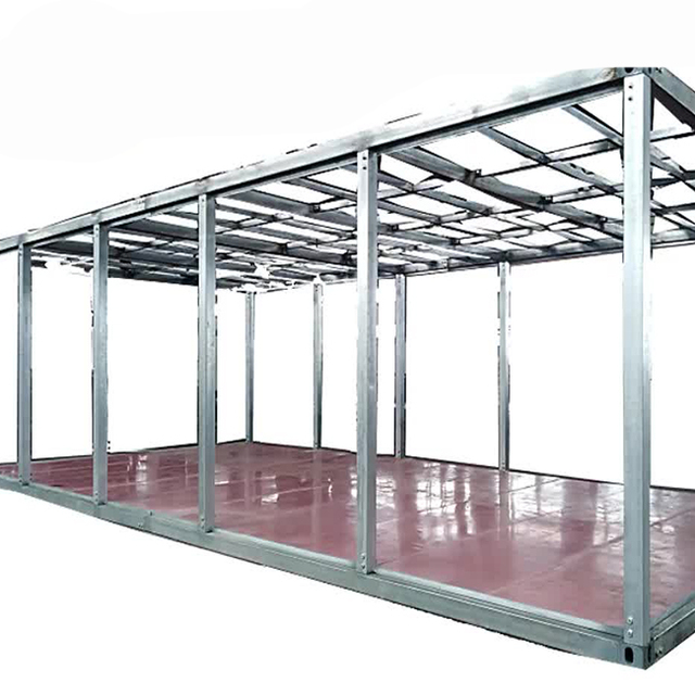 TOPPRE Professional Foldable Container House Frame Durable Engineering Sea Detachable Container Frame 20 ft 40 ft Removable