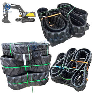 Chenille <span class=keywords><strong>en</strong></span> caoutchouc 400x72.5W72 320x86x53 554112D1 (554090D1) pour finisseur AP-1055D 289-8490 460*225*36 460x225x36 - Product Image 1