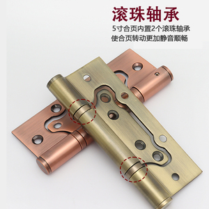 Bisagra de puerta con cierre automático y amortiguador hidráulico, con mecanismo de resorte y amortiguador hidráulico para puerta oculta - Product Image 2