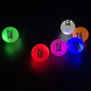 Bola de Golf LED multicolor, Logo personalizado, luz intermitente