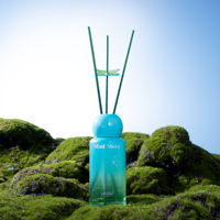 Ensemble diffuseur à bâtonnets et bougie parfumée pour la maison, personnalisable avec étiquette privée, longue durée, aromathérapie pour chambre, bureau, parfum féminin