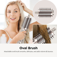 8 EN 1 Ensemble de brosses pour sèche-cheveux multi-styler avec poignée pliante Boucleur automatique Séchoir à air chaud à grande vitesse