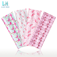 Serre-tête élastique imprimé flamant rose mignon pour femme – Idéal pour le sport, le yoga, le quotidien, le maquillage – Accessoire de mode personnalisable
