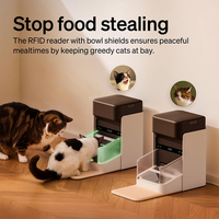 Distributeur automatique de nourriture pour chiens et chats, repas personnalisés, programmable, reconnaissance des chats, suivi du régime alimentaire, multi-animaux de compagnie