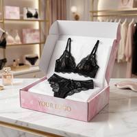 Boîte d'expédition en carton ondulé personnalisée de qualité supérieure pour sous-vêtements - Emballage cadeau de luxe pour vêtements et lingerie avec logo personnalisé