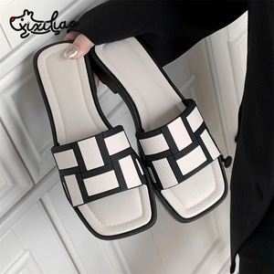 Xixitiao Xu Hướng Mới Nhất Giày Mùa Hè Phụ Nữ Slide Dép Dép Phụ Nữ Thiết Kế 2024 Mềm Phụ Nữ Dép Sandal Cho Phụ Nữ - Product Image 1