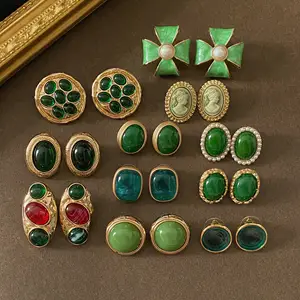 Qingdao factory made fashion earring designer jewelry earrings 18k gold jewelry earrings for woman