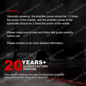 Berase chuyên nghiệp kỹ thuật số khuếch đại công suất cao cấp khuếch đại hệ thống âm thanh với bộ khuếch đại loa và máy trộn - Product Image 6