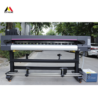 3.2m PVC plafond tendu film impression numérique jet d'encre écologique solvant imprimante 2 epson i3200 têtes imprimante uv pour la publicité