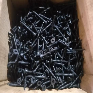 Vis à cloison sèche en phosphate noir, tête trompette, filetage fin, pointe acérée pour plaque de plâtre, certifiée CE, <span class=keywords><strong>prix</strong></span> usine - Product Image 3