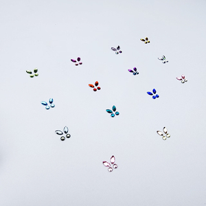 MOQ 1 scatola ornamenti dentali di <span class=keywords><strong>cristallo</strong></span> di colore dente di farfalla denti decorativi <span class=keywords><strong>diamante</strong></span> - Product Image 5