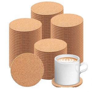 Wood <b>Coasters</b> Reusable Round <b>for</b> <b>Drink</b> Absorbent Blank DIY Crafts Laser Engraving Plants Painting Housewarming Gifts Wedding-IHC - Product Image 3