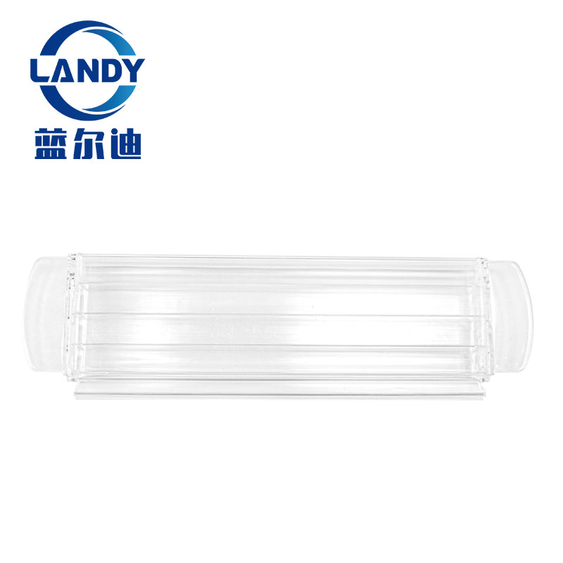 Couverture de piscine transparente
