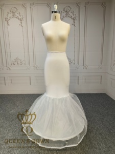 QUEENS GOWN <span class=keywords><strong>Jupon</strong></span> sirène extensible à <span class=keywords><strong>1</strong></span> <span class=keywords><strong>cerceau</strong></span> pour robe de mariée - Product Image 2