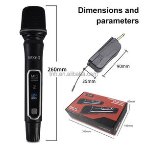 TNH UM- WX60 UHF Intelligentes drahtloses Hand mikrofon Profession elles dynamisches Mikrofon für Familien-KTV-Live-Leistung - Product Image 5