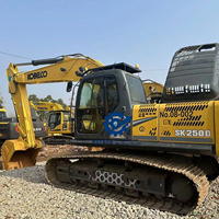 L'excavatrice sur chenilles d'occasion Kobelco SK250D présente des performances exceptionnelles, une efficacité et une fiabilité élevées 25 tonnes