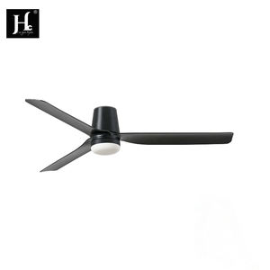 Ventilador de Techo LED Moderno con 4 Aspas de Madera, Motor de CC, Control Remoto, Ventilador de Techo Exterior Asequible con Control Remoto - Product Image 4